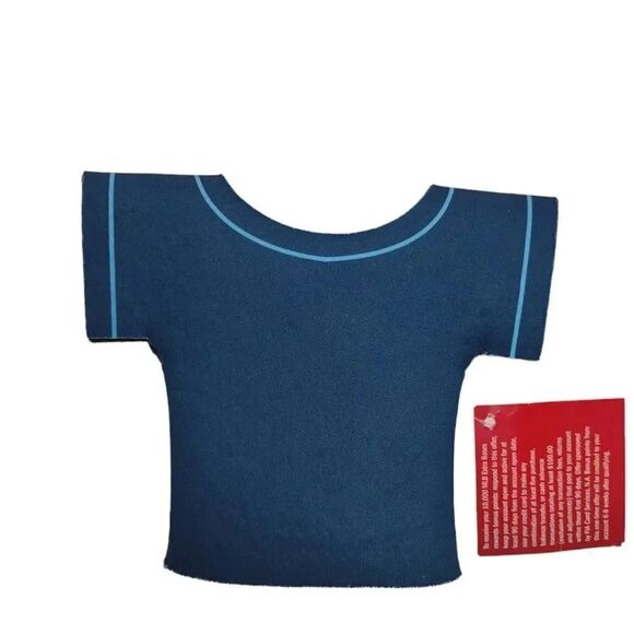 Tampa Bay Rays Baseball Coozie for Cold Drinks Souvenir Blue Jersey Design - Picture 6 of 7